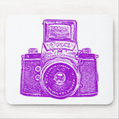 Giant East German Camera - Paars Muismat (Voorkant)