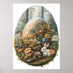 Giant Easter Egg Fantasy Wall Art Poster