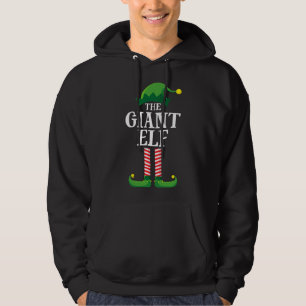 Giant Elf Matching Familie Kerstfeest Hoodie