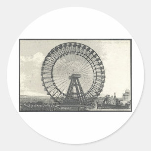 Giant Ferris Wheel LONDEN Ronde Sticker