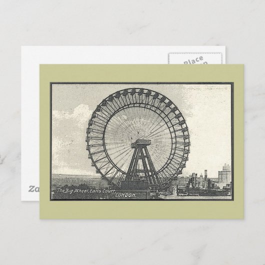 Giant Ferris Wheel LONDON Briefkaart (Voorkant / Achterkant)