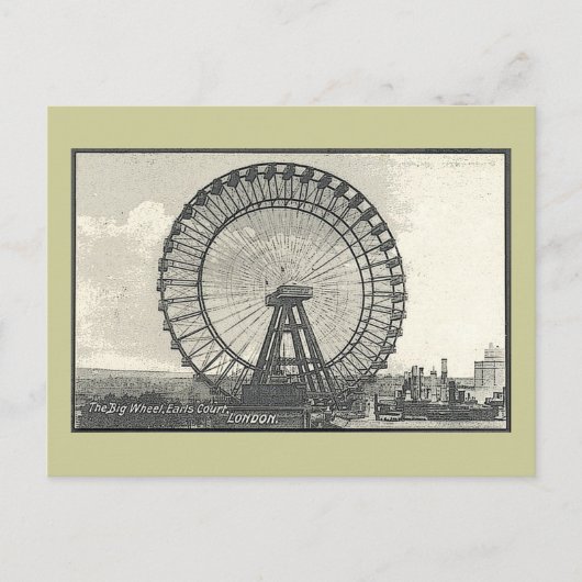 Giant Ferris Wheel LONDON Briefkaart (Voorkant)