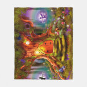 Giant fleece deken Magic Fairy Tree (Voorkant)