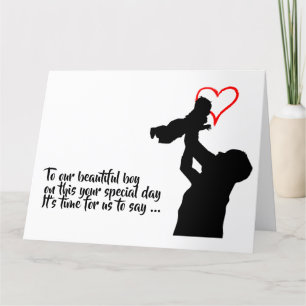 Giant Funny 21st, 30th Birthday Card for Adult Son Kaart