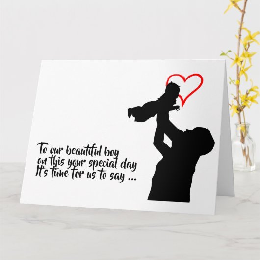 Giant Funny 21st, 30th Birthday Kaart voor Adult S (Gele Bloem)