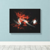 Giant galactic blobbes canvas afdruk (Insitu (Houten vloer))