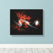 Giant galactic blobbes canvas afdruk (Insitu (Houten vloer))