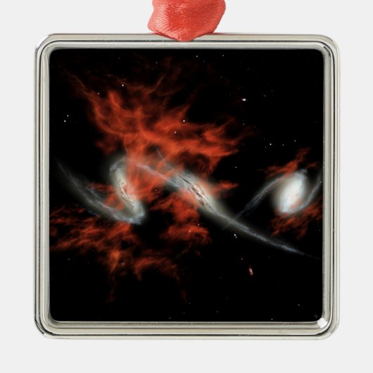 Giant galactic blobbes metalen ornament (Voorkant)