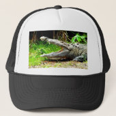 Giant gator met open mond trucker pet (Voorkant)