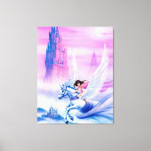 Giant gerekt canvas princess Unicorn (Voorkant)