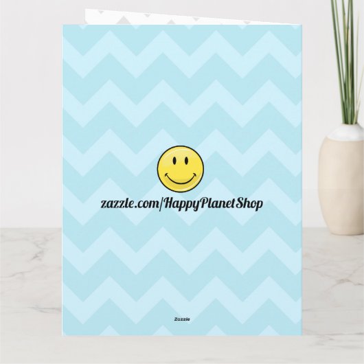 Giant Geweldige gezicht Afstuderen - Aangepaste ka Kaart (Achterkant)