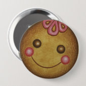 Giant Gingerbread Cookie Button (Voorkant /achterkant)