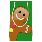 Giant Gingerbread Man Klein Cadeauzakje (Voorkant)