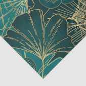 Giant Gold en groene bladeren Tissuepapier (Detail)