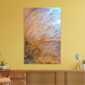 Giant gorgonian zee fan (Plexauridae sp.) Canvas Afdruk (Insitu (Woonkamer))