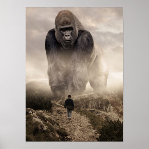 Giant Gorilla versus Man, Succesvolle Mindset Moti Poster