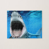 Giant Great White, Jigzaag Puzzle Legpuzzel (Horizontaal)