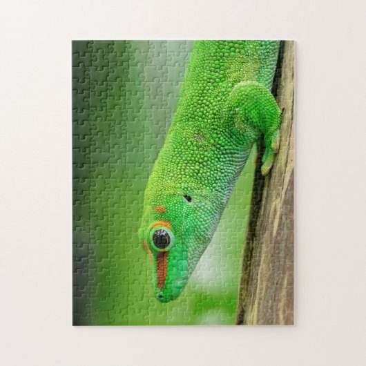 Giant Green Day Gecko - Phelsuma grandis Legpuzzel (Verticaal)
