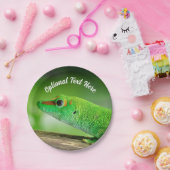 Giant Green Day Gecko - Phelsuma grandis Papieren Bordje (Feest)