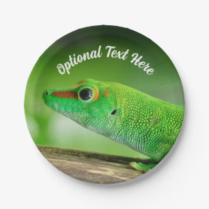 Giant Green Day Gecko - Phelsuma grandis Papieren Bordje