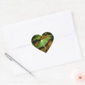 Giant Green Luna moth Hart Sticker (Envelop)