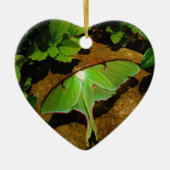 Giant Green Luna moth Keramisch Ornament (Voorkant)