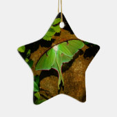 Giant Green Luna moth Keramisch Ornament (Rechts)