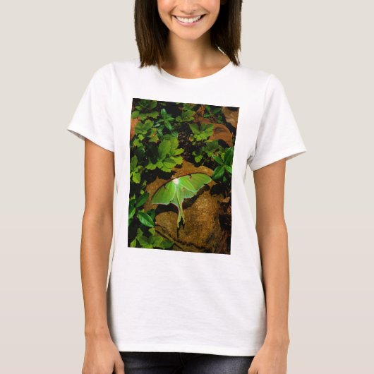 Giant Green Luna moth T-shirt (Voorkant)