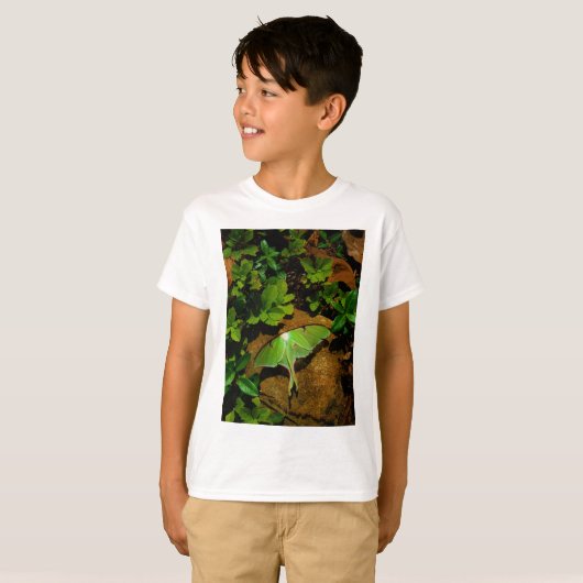 Giant Green Luna moth T-shirt (Voorkant volledig)