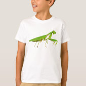 Giant Green Praying Mantis Kinder T-shirt (Voorkant)