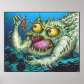 Giant Green Zee Monster Poster (Voorkant)