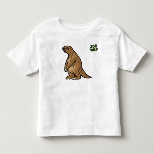 Giant Ground Sloth Kinder Shirts (Voorkant)