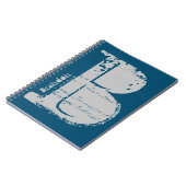 Giant Grunge Alphabet Letter B met naam Notitieboek (Linkerzijde)