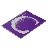 Giant Grunge Alphabet Letter C met elke naam Notitieboek (Linkerzijde)