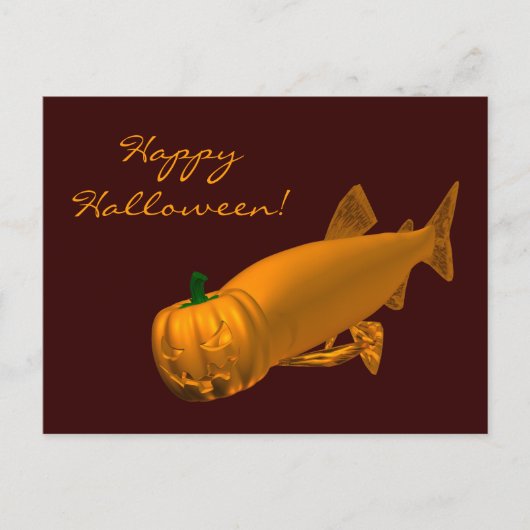 Giant Halloween Trout Briefkaart (Voorkant)