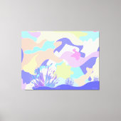 Giant Happy Birthday Abstracte moderne kunst Canvas Afdruk (Voorkant)