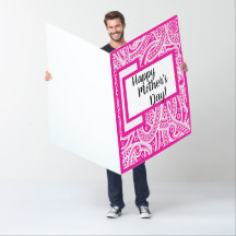 Giant Happy Moederdag Kaart - Enorme Kaart van Lie