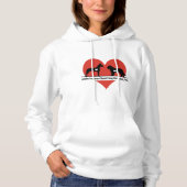 Giant Hearts Giant Dog Rescue Logo Hoodie (Voorkant)