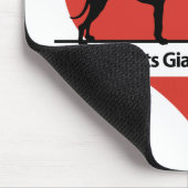 Giant Hearts Giant Dog Rescue Logo Muismat (Hoek)