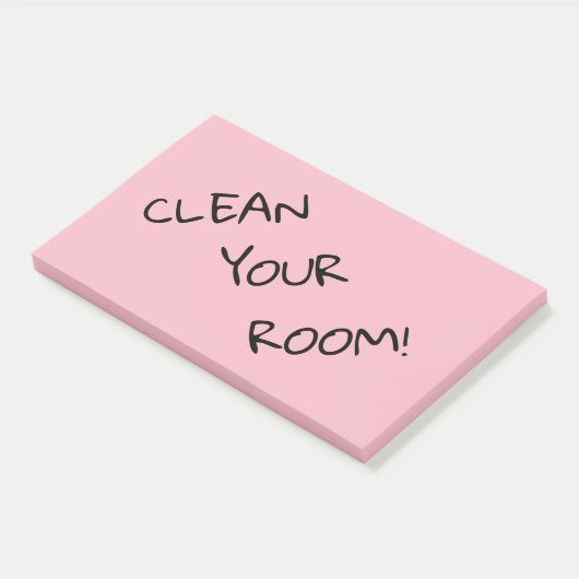 Giant Herinder "Reinig je kamer!" Post-it® Notes (Schuin)
