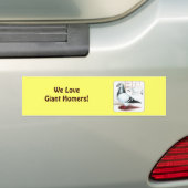 Giant Homer Pigeon 1973 Bumpersticker (Op auto)