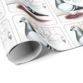 Giant Homer Pigeon 1973 Cadeaupapier (Rol Hoek)