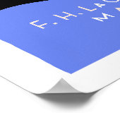 Giant Horizontale banner Art Deco New York Harbour Poster (Hoek)