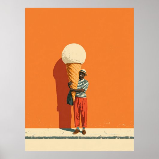 Giant Ice Cream Delight Poster (Voorkant)