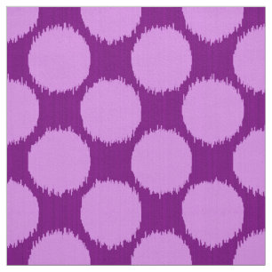 Giant Ikat Stippen, orchidee en amethyst paars Stof