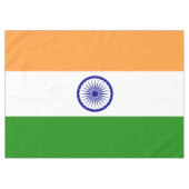 Giant Indian Flag Tablecloth Tafelkleed (Voorkant (Horizontaal))