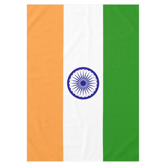 Giant Indian Flag Tablecloth Tafelkleed (Voorkant)