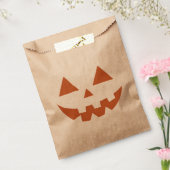 Giant Jack O' Lantern Face Halloween Pumpkin Bedankzakje (Gezegeld)