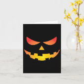 Giant Jack O' Lantern Face Halloween Pumpkin Fun Kaart (Gele Bloem)