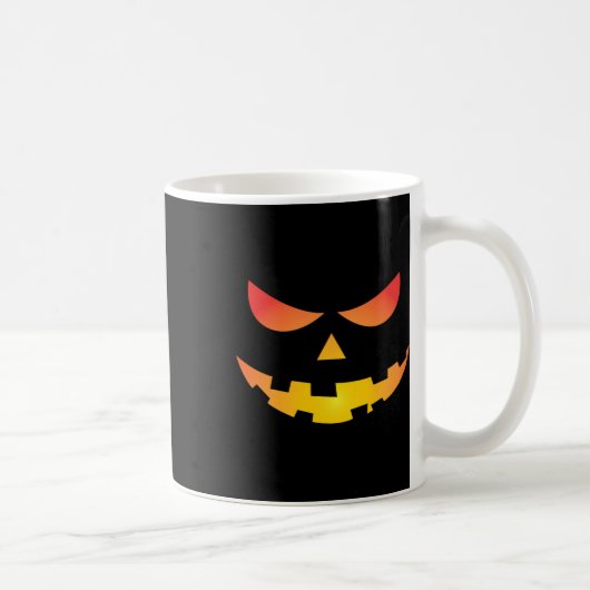 Giant Jack O' Lantern Face Halloween Pumpkin Fun Koffiemok (Rechts)